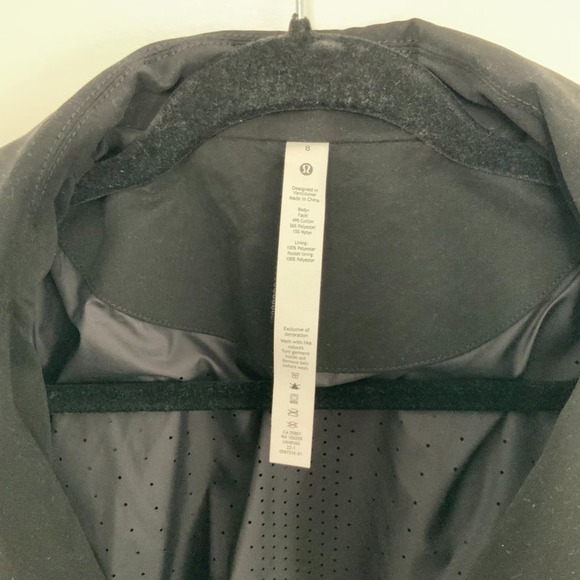 NWT lululemon Always There Trench Coat Black - Picture 3 of 9